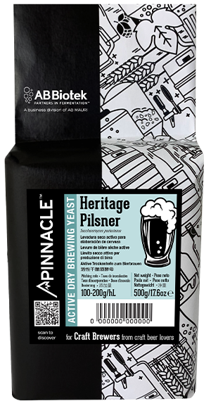 Pinnacle Brewing Heritage Pilsner front view